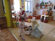 Mikuláš, čert a anděl ve školce